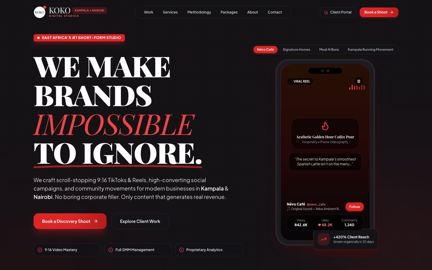 Koko Digital Studio Website